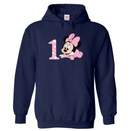 Animated Mice for 1st Birthday Unisex Classic Kids Pullover Hoodie								 									